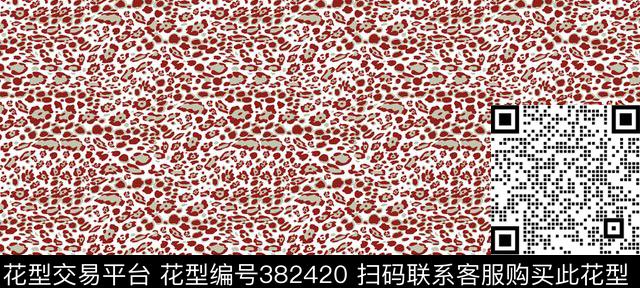 动物纹豹纹传统印花华亿平台下载（图片编号: 382420） - 瓦栏（Walan）