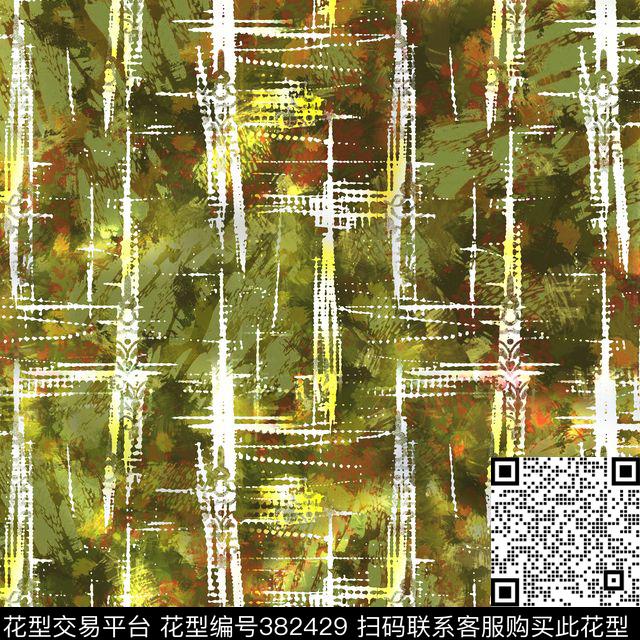 抽象迷彩男装数码印花华亿平台下载（图片编号: 382429） - 瓦栏（Walan）