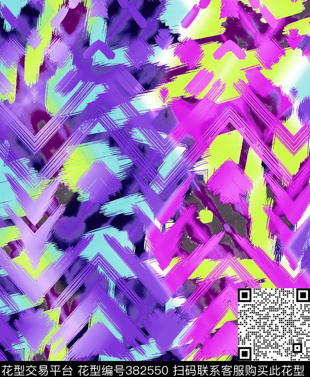抽象几何花花世界传统印花华亿平台下载（图片编号: 382550） - 瓦栏（Walan）