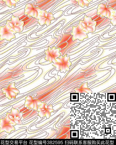 流行时尚花卉虚点传统印花华亿平台下载（图片编号: 382595） - 瓦栏（Walan）