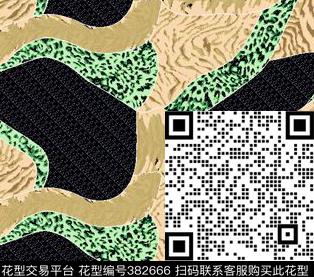 休闲豹纹斑马纹传统印花华亿平台下载（图片编号: 382666） - 瓦栏（Walan）