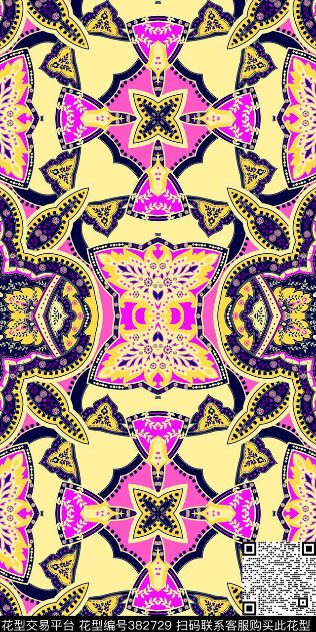 女装欧式佩斯利传统印花华亿平台下载（图片编号: 382729） - 瓦栏（Walan）