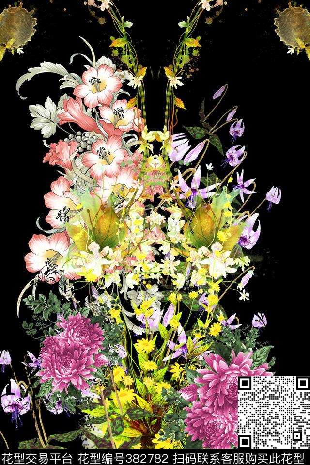 花贲休闲定位女装数码印花华亿平台下载（图片编号: 382782） - 瓦栏（Walan）