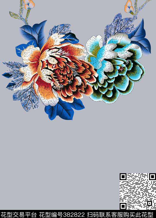 休闲传统印花华亿平台下载（图片编号: 382822） - 瓦栏（Walan）