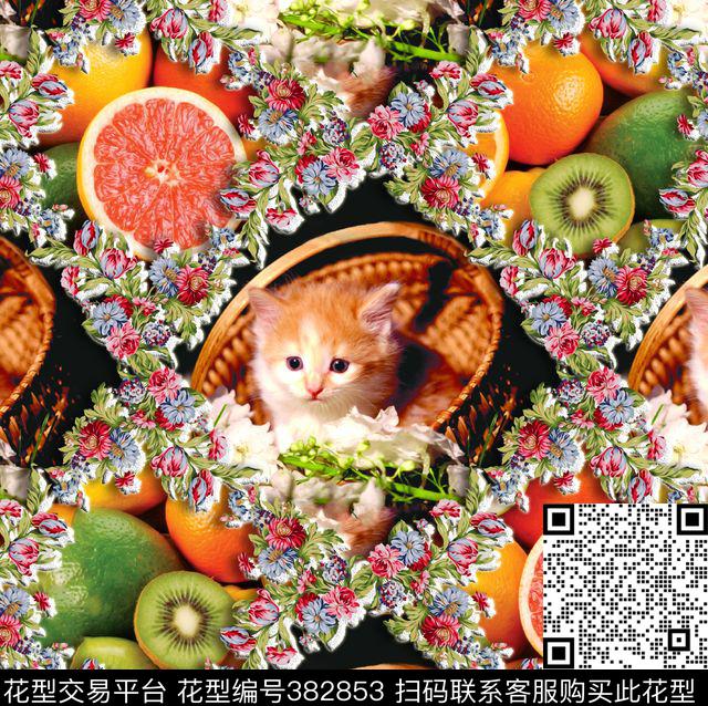 花卉数码印花华亿平台下载（图片编号: 382853） - 瓦栏（Walan）