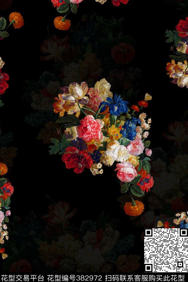 老年花数码华亿平台油画花卉数码印花华亿平台下载（图片编号: 382972） - 瓦栏（Walan）