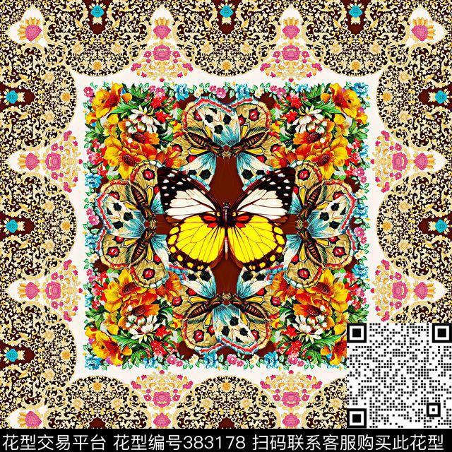 欧式黄数码印花华亿平台下载（图片编号: 383178） - 瓦栏（Walan）