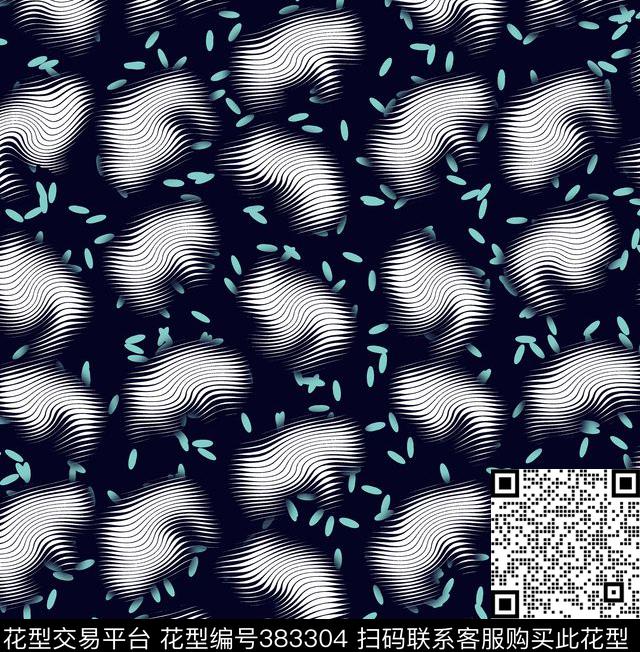 波点抽象动物传统印花华亿平台下载（图片编号: 383304） - 瓦栏（Walan）