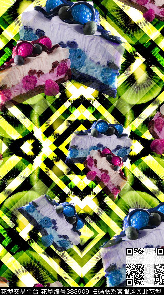 水果食物蛋糕数码印花华亿平台下载（图片编号: 383909） - 瓦栏（Walan）