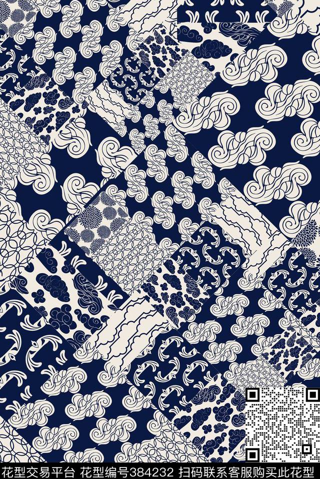 休闲传统印花华亿平台下载（图片编号: 384232） - 瓦栏（Walan）