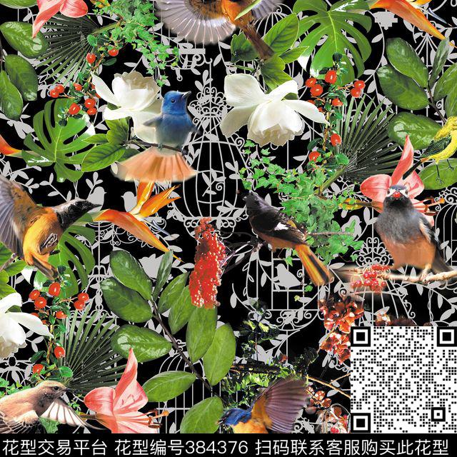 潮流潮流华亿平台复古数码印花华亿平台下载（图片编号: 384376） - 瓦栏（Walan）