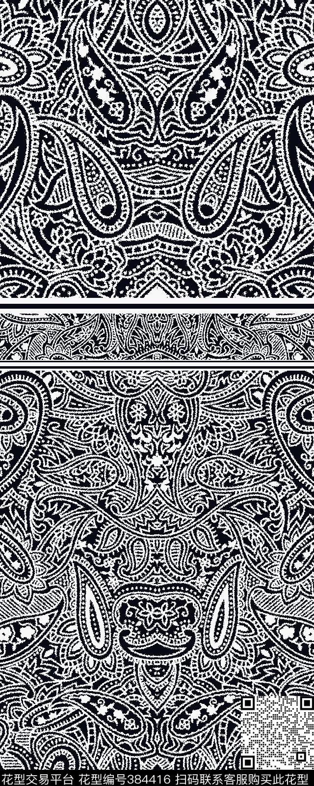 笔触定位火腿纹传统印花华亿平台下载（图片编号: 384416） - 瓦栏（Walan）