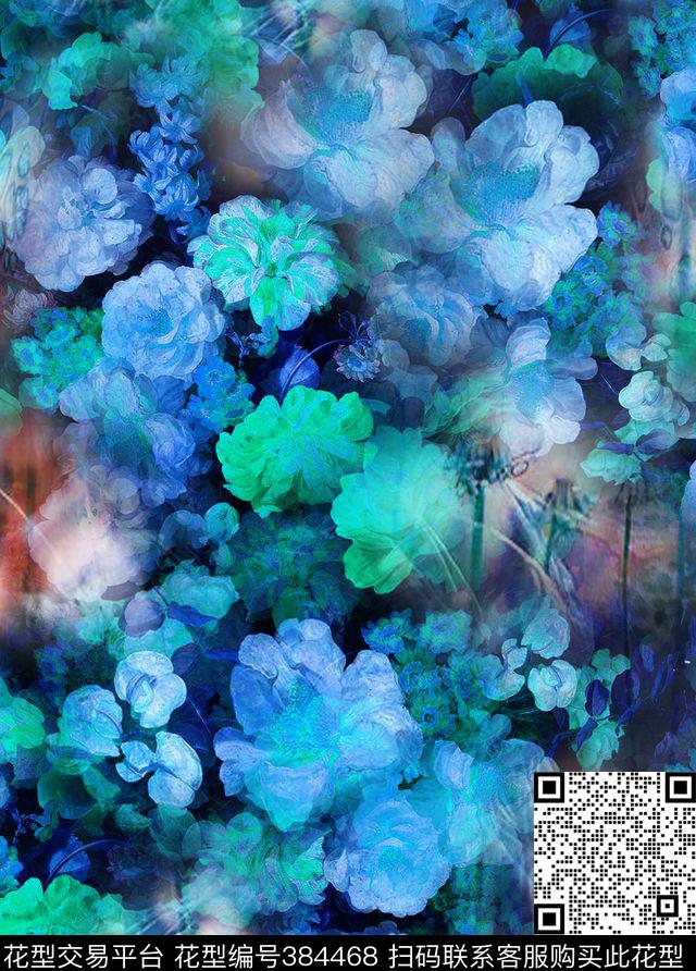 潮流碎花面料华亿平台数码印花华亿平台下载（图片编号: 384468） - 瓦栏（Walan）