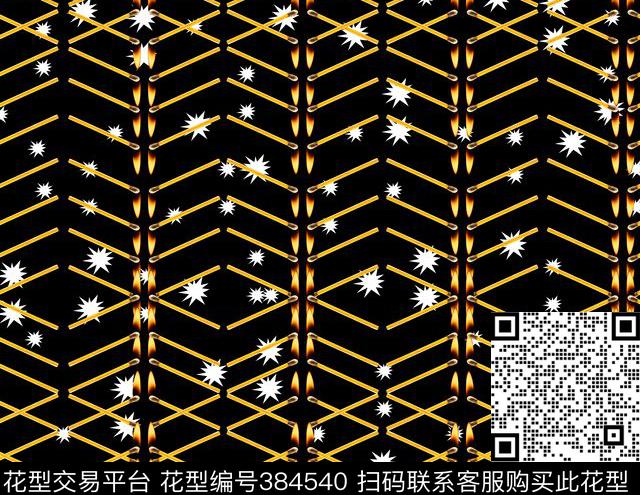 潮流抽象复古传统印花华亿平台下载（图片编号: 384540） - 瓦栏（Walan）