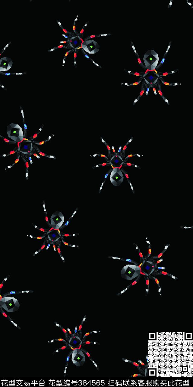 时尚动物数码印花华亿平台下载（图片编号: 384565） - 瓦栏（Walan）