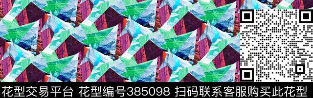 景观自然拼贴数码印花华亿平台下载（图片编号: 385098） - 瓦栏（Walan）