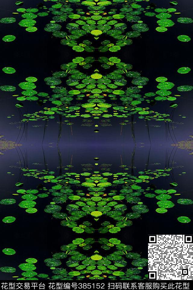 浮萍数码印花华亿平台下载（图片编号: 385152） - 瓦栏（Walan）