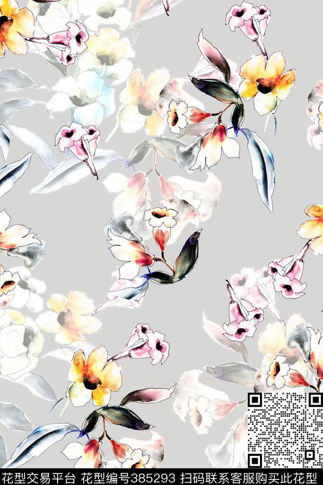 百合乡村数码印花华亿平台下载（图片编号: 385293） - 瓦栏（Walan）