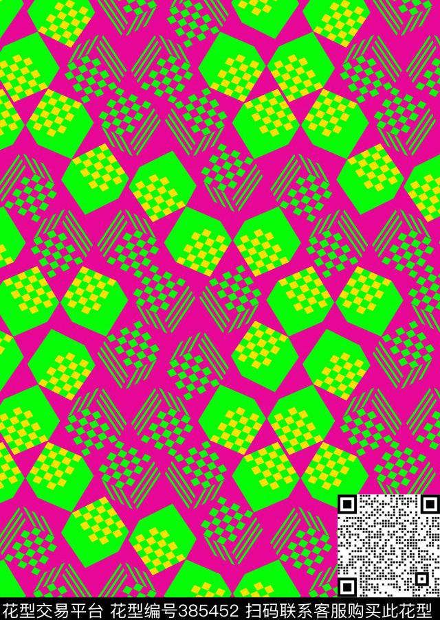 几何现代数码印花华亿平台下载（图片编号: 385452） - 瓦栏（Walan）