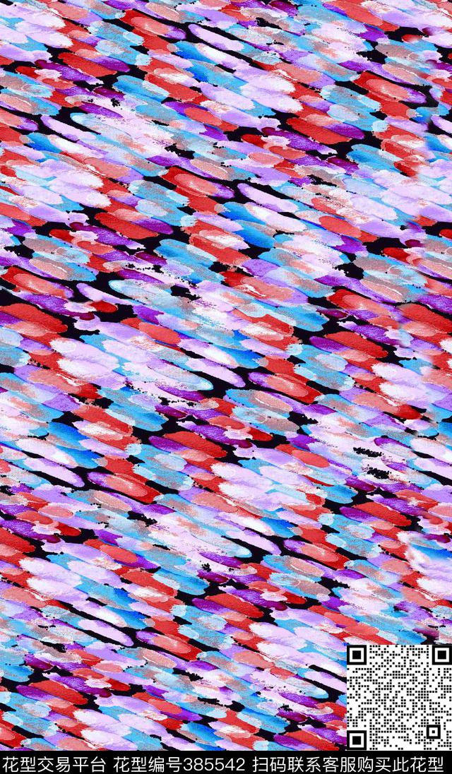 抽象几何流行数码印花华亿平台下载（图片编号: 385542） - 瓦栏（Walan）