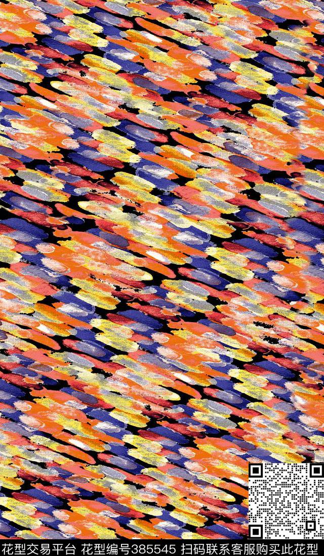 抽象几何流行数码印花华亿平台下载（图片编号: 385545） - 瓦栏（Walan）