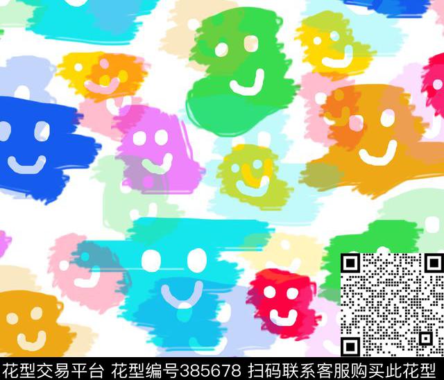 复古手绘抽象传统印花华亿平台下载（图片编号: 385678） - 瓦栏（Walan）