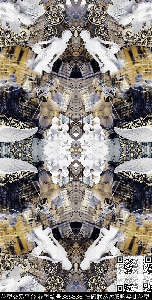 油画雕塑欧洲数码印花华亿平台下载（图片编号: 385836） - 瓦栏（Walan）