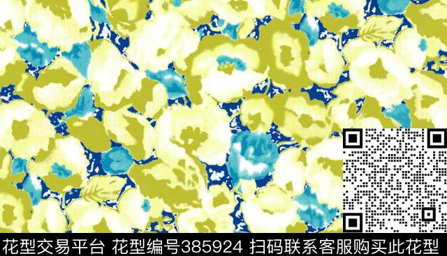 春夏小花传统印花华亿平台下载（图片编号: 385924） - 瓦栏（Walan）