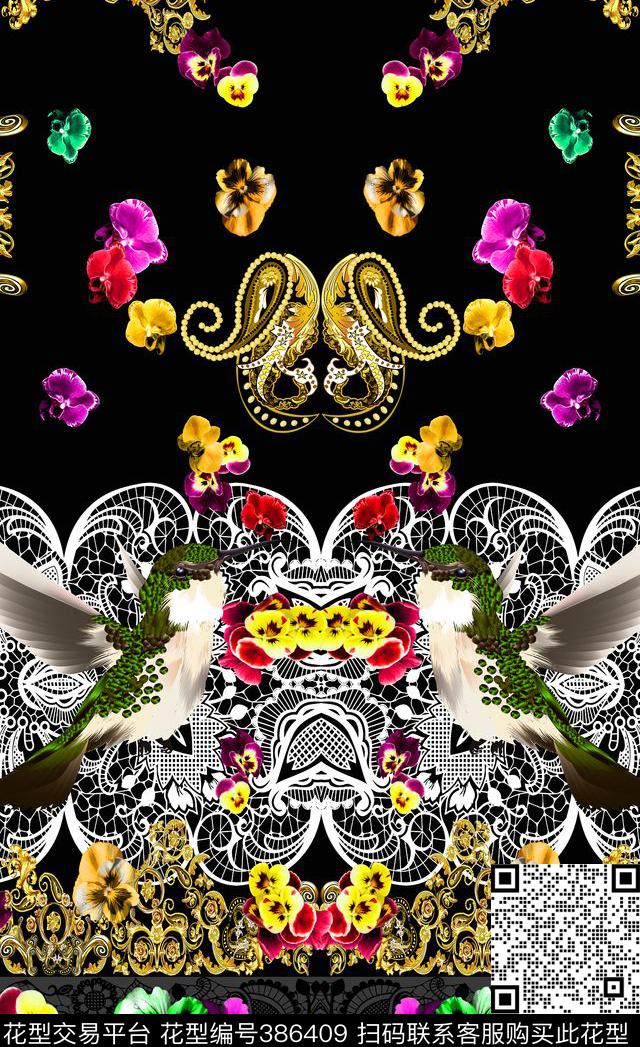 休闲麻雀定位女装数码印花华亿平台下载（图片编号: 386409） - 瓦栏（Walan）