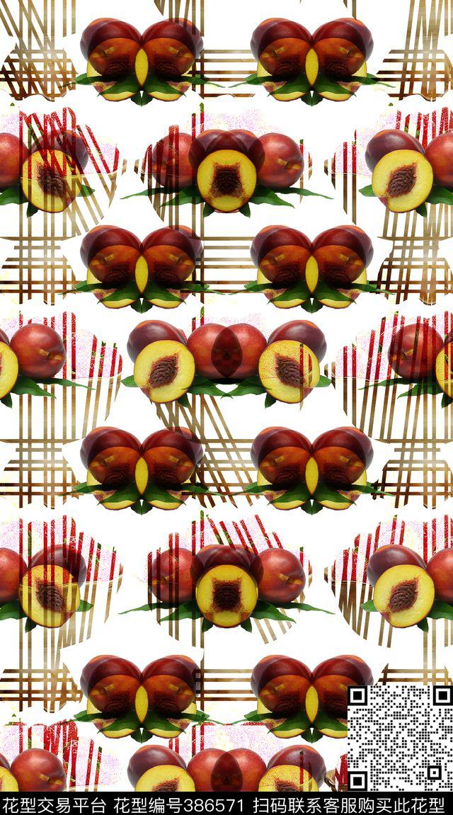 流行水果果盘数码印花华亿平台下载（图片编号: 386571） - 瓦栏（Walan）