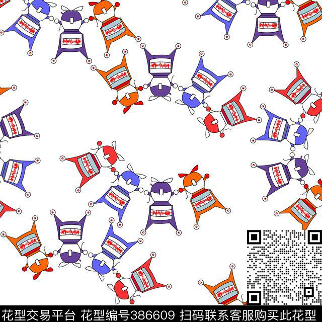 儿童卡通原创传统印花华亿平台下载（图片编号: 386609） - 瓦栏（Walan）