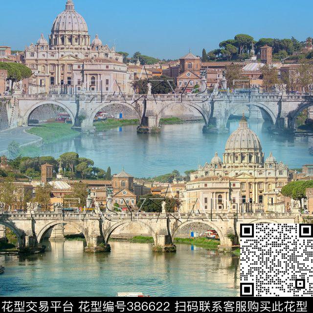 城堡海洋皮艇数码印花华亿平台下载（图片编号: 386622） - 瓦栏（Walan）