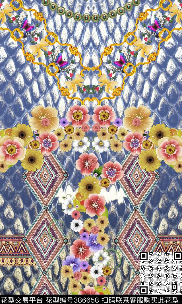 定位动物纹数码印花华亿平台下载（图片编号: 386658） - 瓦栏（Walan）