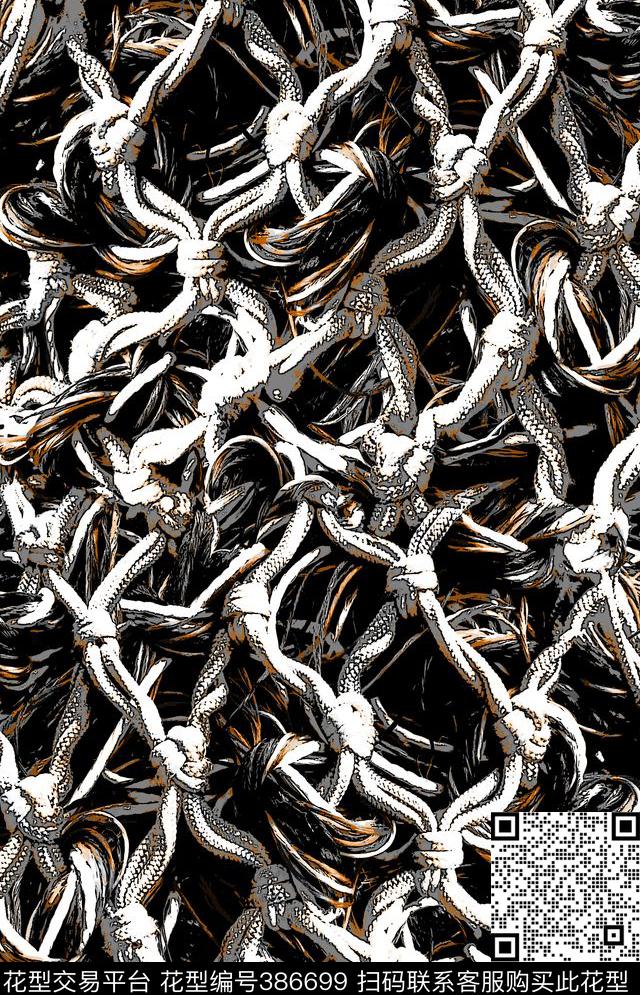 男装捆绑网格传统印花华亿平台下载（图片编号: 386699） - 瓦栏（Walan）