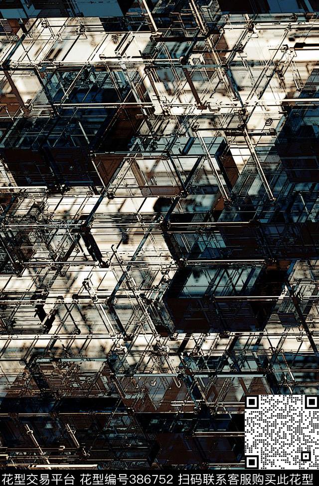 粗犷刚毅建筑数码印花华亿平台下载（图片编号: 386752） - 瓦栏（Walan）