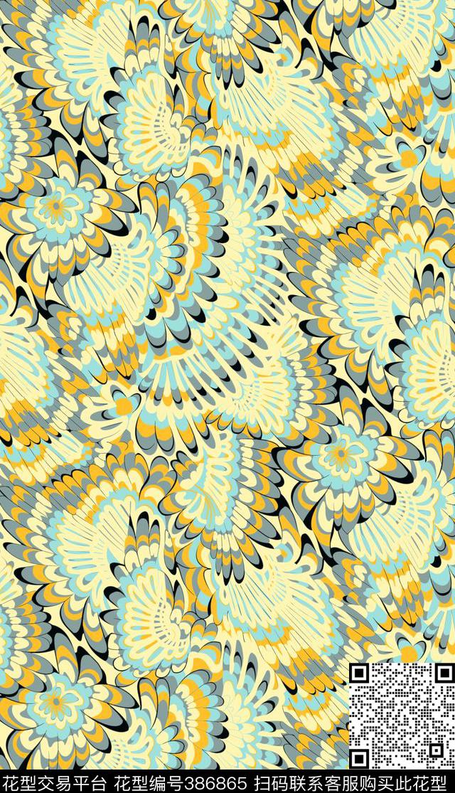 64211传统印花华亿平台下载（图片编号: 386865） - 瓦栏（Walan）