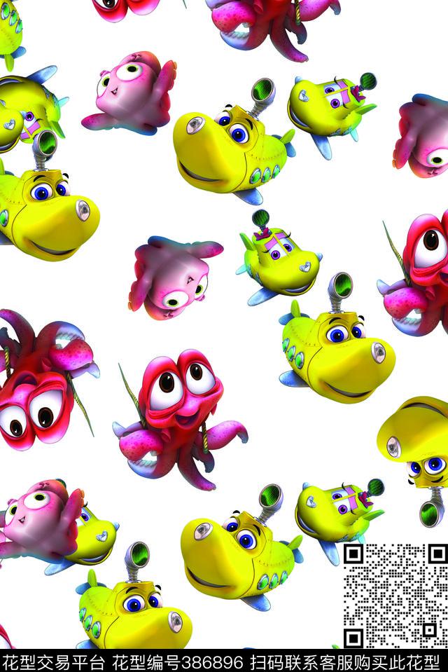 风俗印花总动员动物数码印花华亿平台下载（图片编号: 386896） - 瓦栏（Walan）