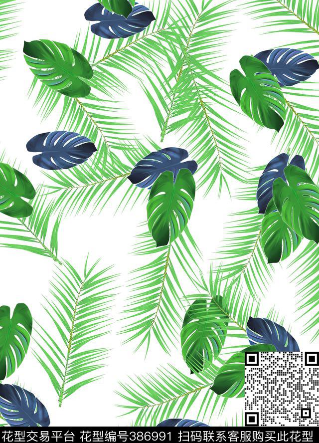 欧美花卉数码印花华亿平台下载（图片编号: 386991） - 瓦栏（Walan）