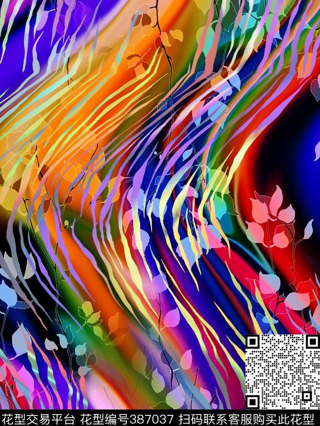 田园花数码印花华亿平台下载（图片编号: 387037） - 瓦栏（Walan）