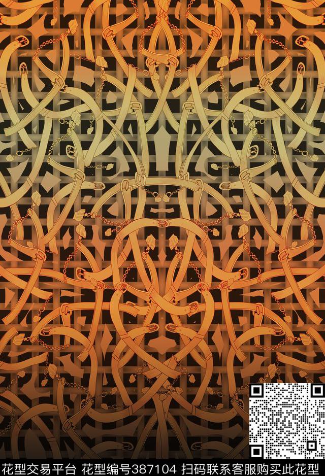 女装时尚皮带链条时尚欧美时尚数码印花华亿平台下载（图片编号: 387104） - 瓦栏（Walan）