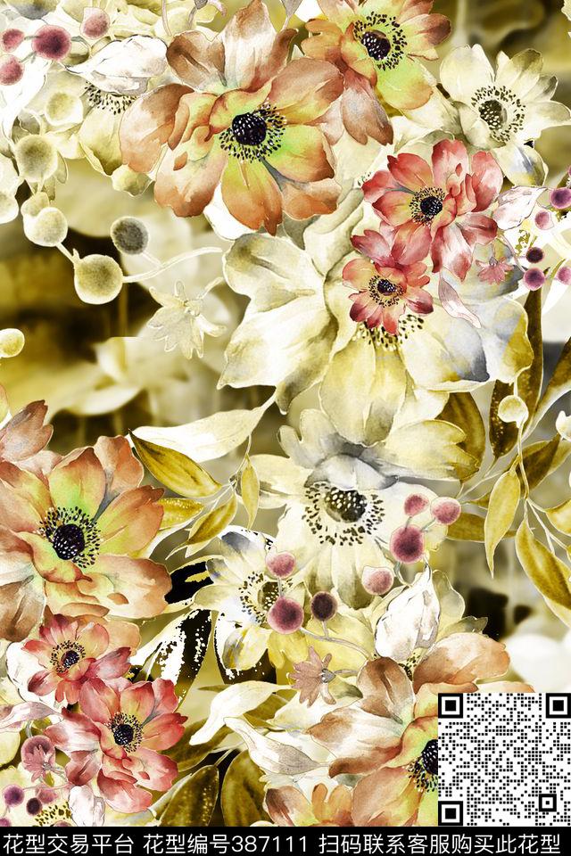 写意田园数码印花华亿平台下载（图片编号: 387111） - 瓦栏（Walan）