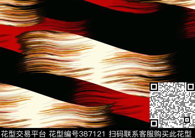 写意飘带几何传统印花华亿平台下载（图片编号: 387121） - 瓦栏（Walan）