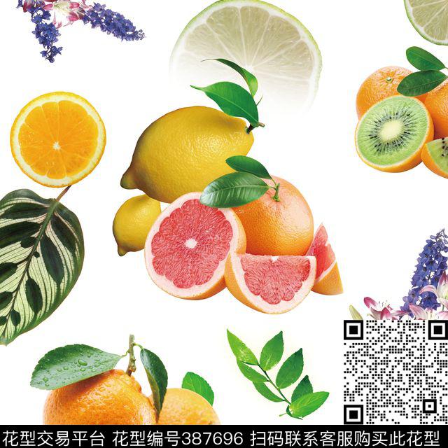 水果植物水果鲜花数码印花华亿平台下载（图片编号: 387696） - 瓦栏（Walan）
