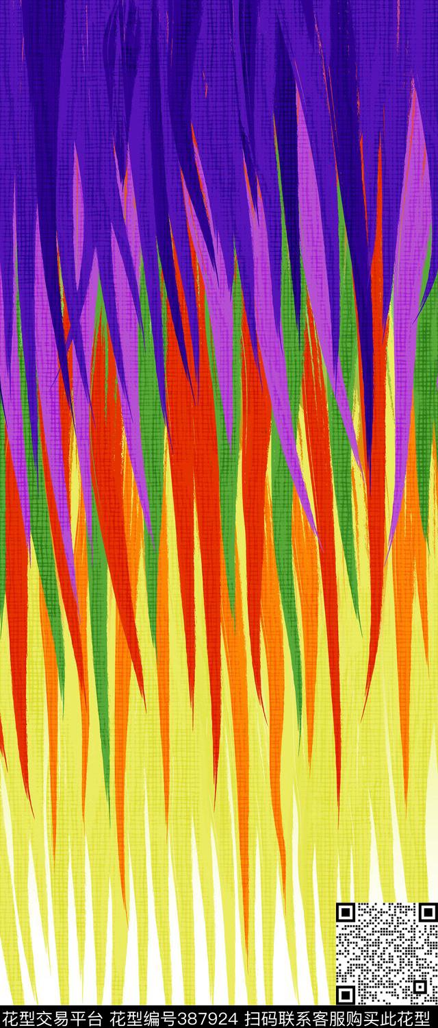 44*103cm\300dpi\tiff简约线条传统印花华亿平台下载（图片编号: 387924） - 瓦栏（Walan）