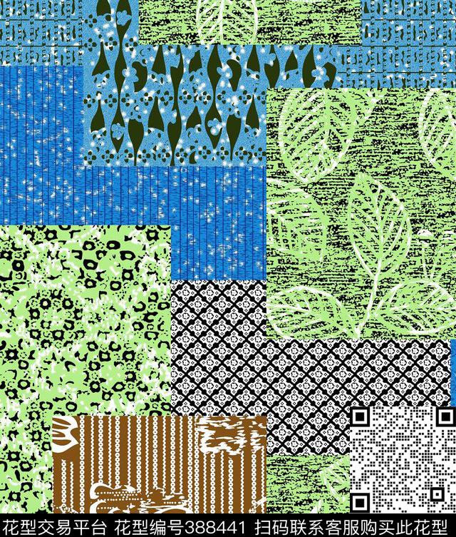 清新自然风传统印花华亿平台下载（图片编号: 388441） - 瓦栏（Walan）