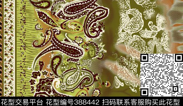 欧美腰果传统印花华亿平台下载（图片编号: 388442） - 瓦栏（Walan）