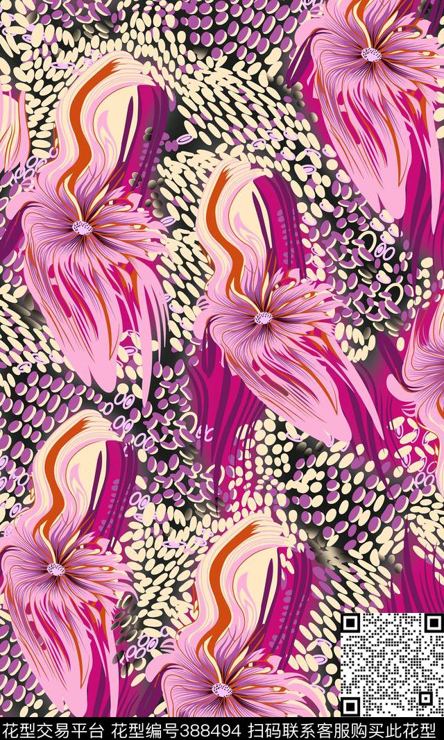 欧美抽象传统印花华亿平台下载（图片编号: 388494） - 瓦栏（Walan）