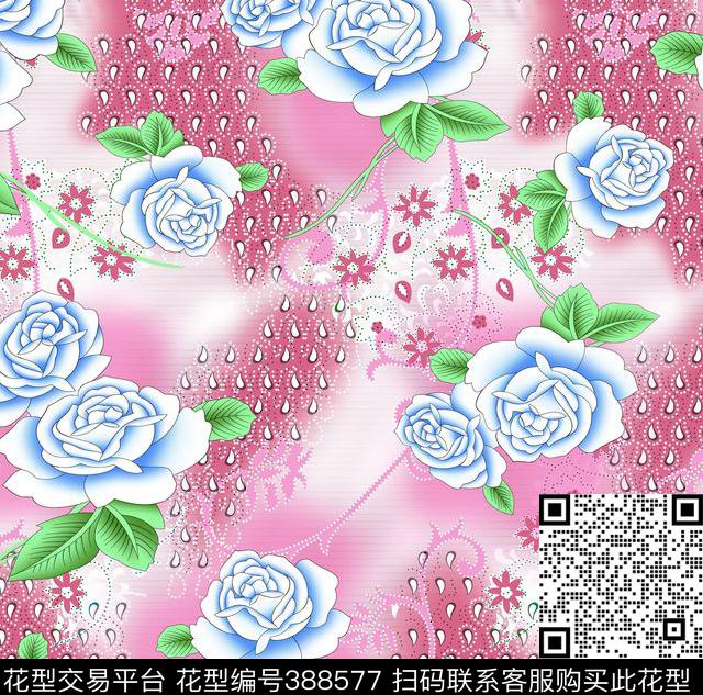 欧美清新传统印花华亿平台下载（图片编号: 388577） - 瓦栏（Walan）