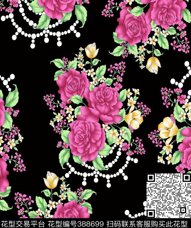 中国风抽象传统印花华亿平台下载（图片编号: 388699） - 瓦栏（Walan）