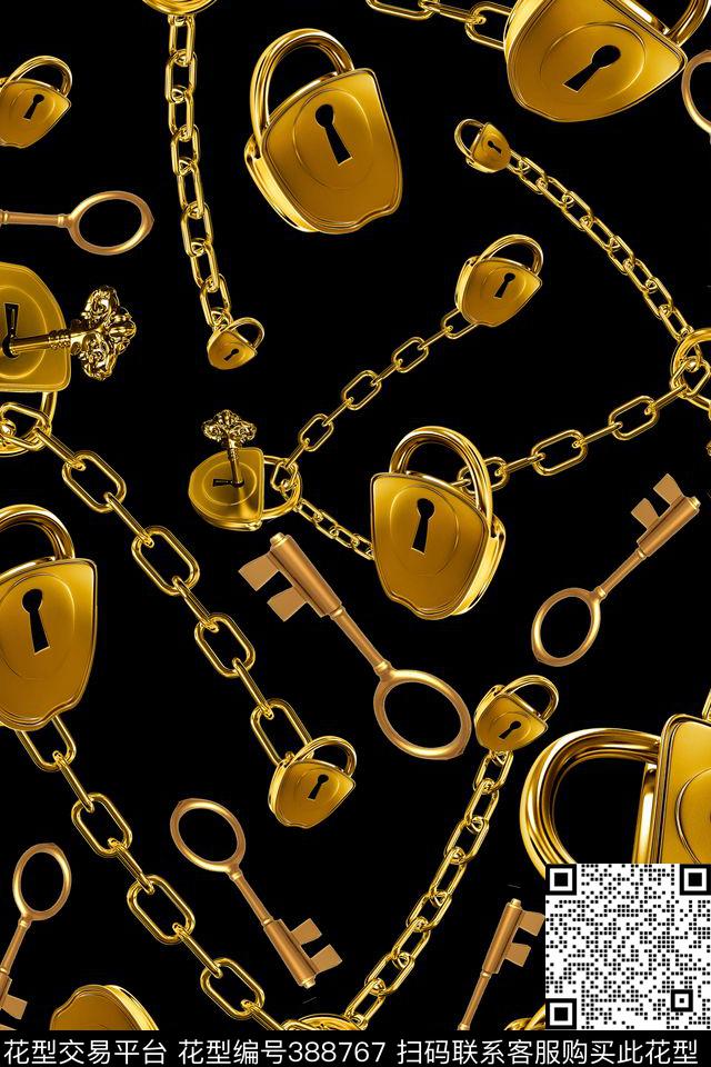 潮流抽象男装华亿平台数码印花华亿平台下载（图片编号: 388767） - 瓦栏（Walan）